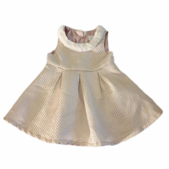 Childrens Place Pink Holiday Photo Shoot Dress sz 9-12M Girls - Picture 1 of 6